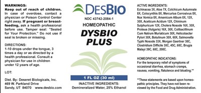 Dysbio  Plus (Dsrt0591 Dysbio Plus 4 4 23)